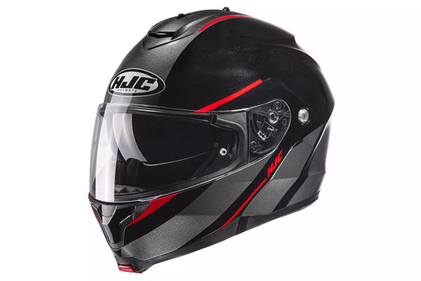 HJC otevřená helma MC C91 Black /Red