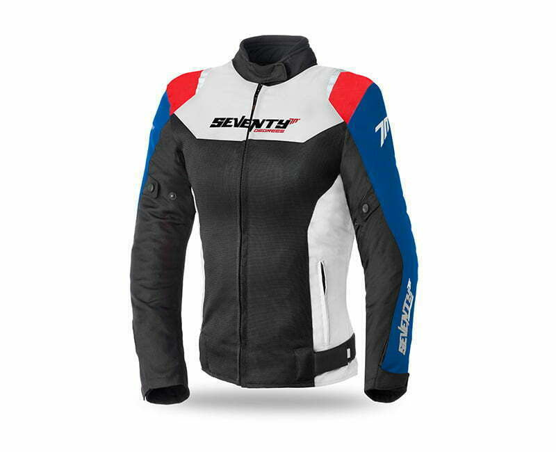 Seventy Dam Textile MC jacket SD JR50 Black /Red /Blue