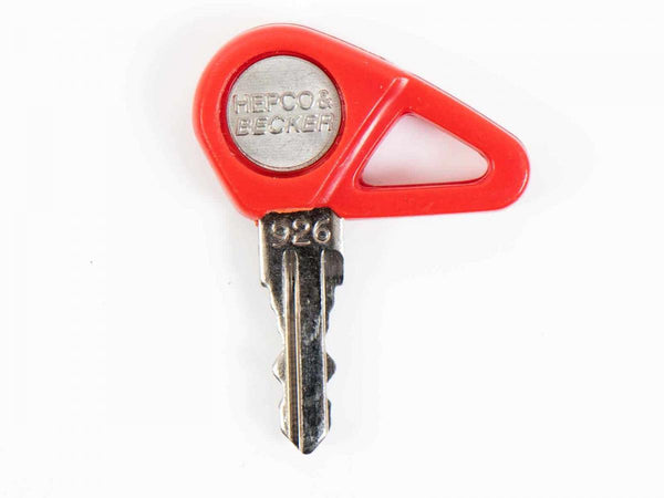 Key (1 Piece) sn: 926 Xplorer, Alu Standard, 1 Eyelet, 1 grated hole with dm
