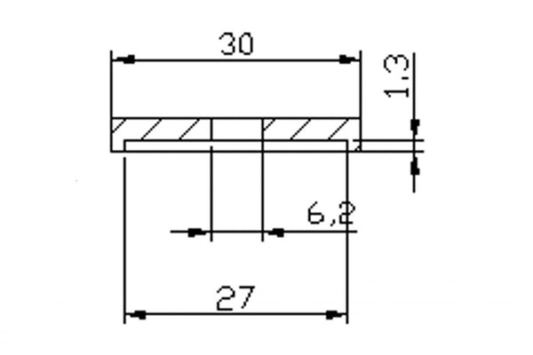 Adapter rear Mirror Hi-Tech IV Mod. Suzuki