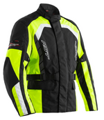 První textilní MC-Jacket Alpha 4 Black /Fluma