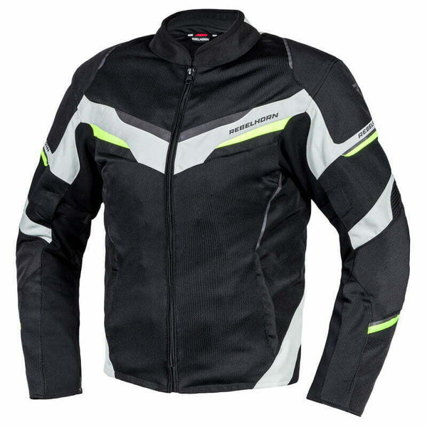 Rebelhorn Textile MC Jacket Flux Black /Grey /Flux