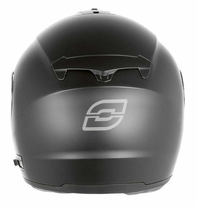 Ozone openable MC helmet FP-01 Black Matt