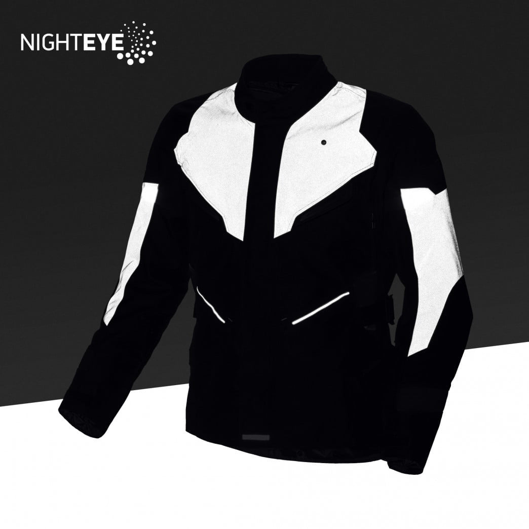 Macna Textile MC Jacket Sonar Night Eye Black /Chřipka