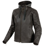 Rebelhorn lady leather mc jacket impala brown