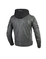 SECA Leather MC-Jacket Horn II Grey