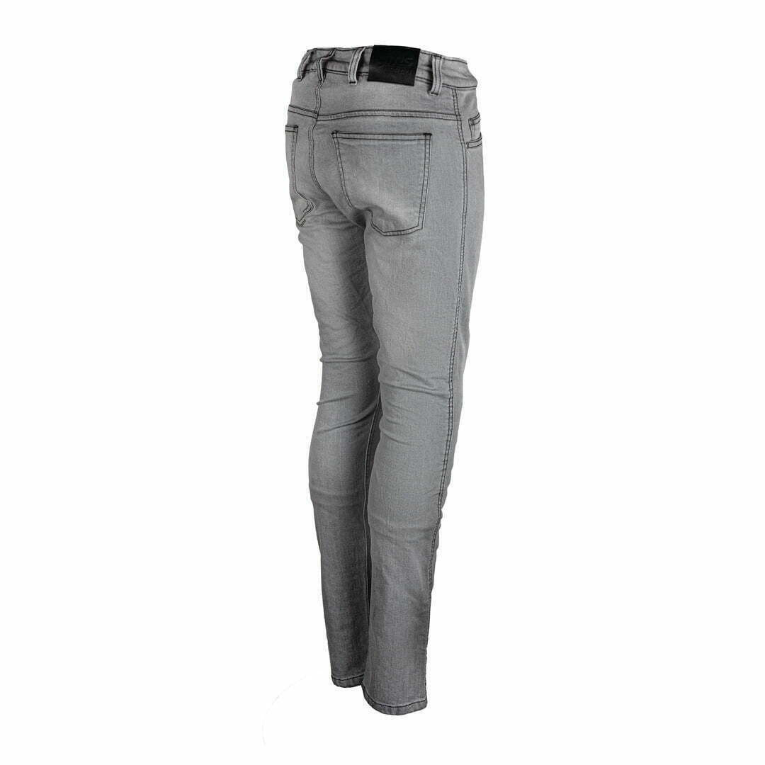 GMS Lady Kevlar MC-Jeans Rattle Grey