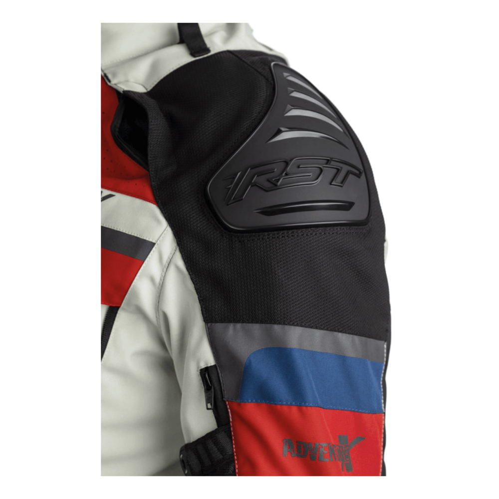 První textilie MC-Jacket Adventure-X Blue /Red