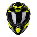 UFO Adventure MC Helmet Aries Black /Flue