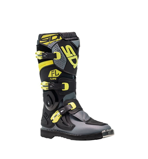 Sidi Kids MC Boots Flame Black /Lime