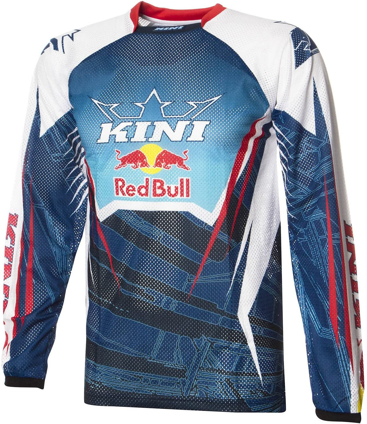 Kini Red Bull Competition Shirt Navy White Ventited