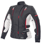 BÜSE Women's Textile Mc-Jacket Jana Black / Red 