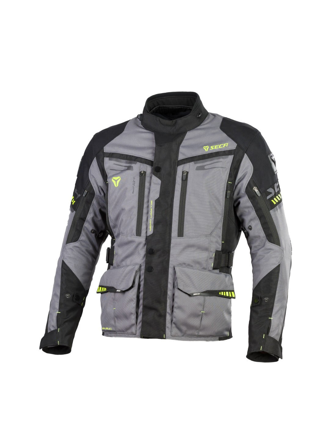 SecA Textile MC Jacket Arrakis II Grey /Black