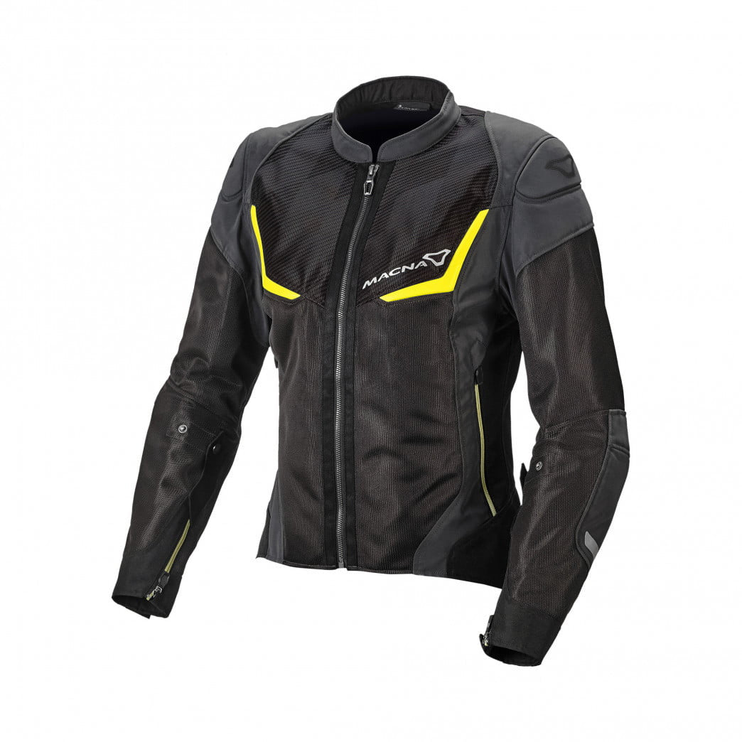 Macna Women's Textile Motorcycle Jacket Orcano Night Eye Black 