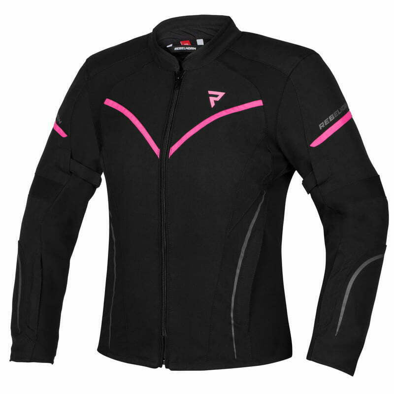 Rebelhorn Dam Textile MC jacket Luna Black /Pink /Flu